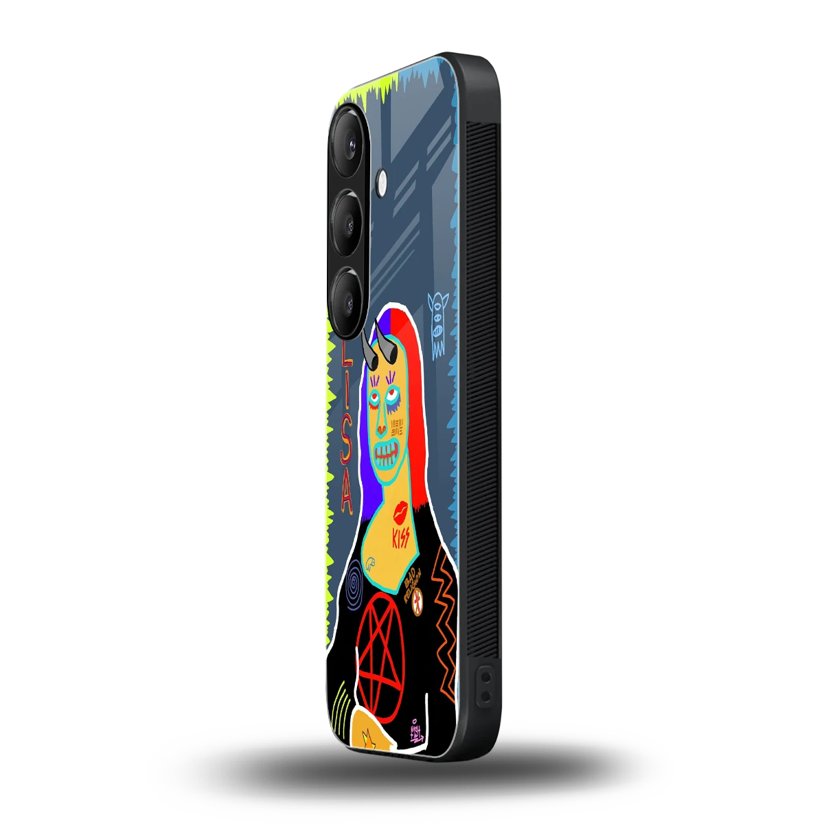 Rebel Lisa samsung galaxy s25 fe mobile cover | shockproof glass phone case