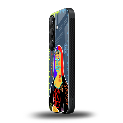 Rebel Lisa samsung galaxy s25 fe mobile cover | shockproof glass phone case