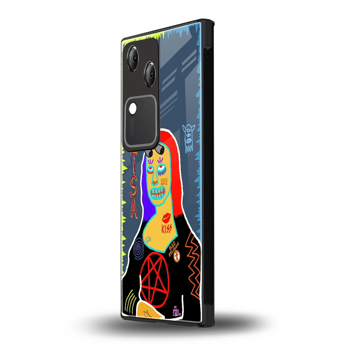 Rebel Lisa vivo v30 mobile cover | shockproof glass phone case