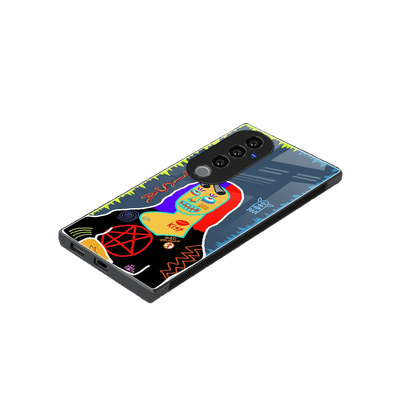 Rebel Lisa stylish phone case for vivo v40 pro | glossy glass and slim fit