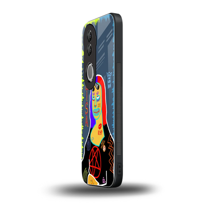 Rebel Lisa vivo v50 mobile cover | shockproof glass phone case