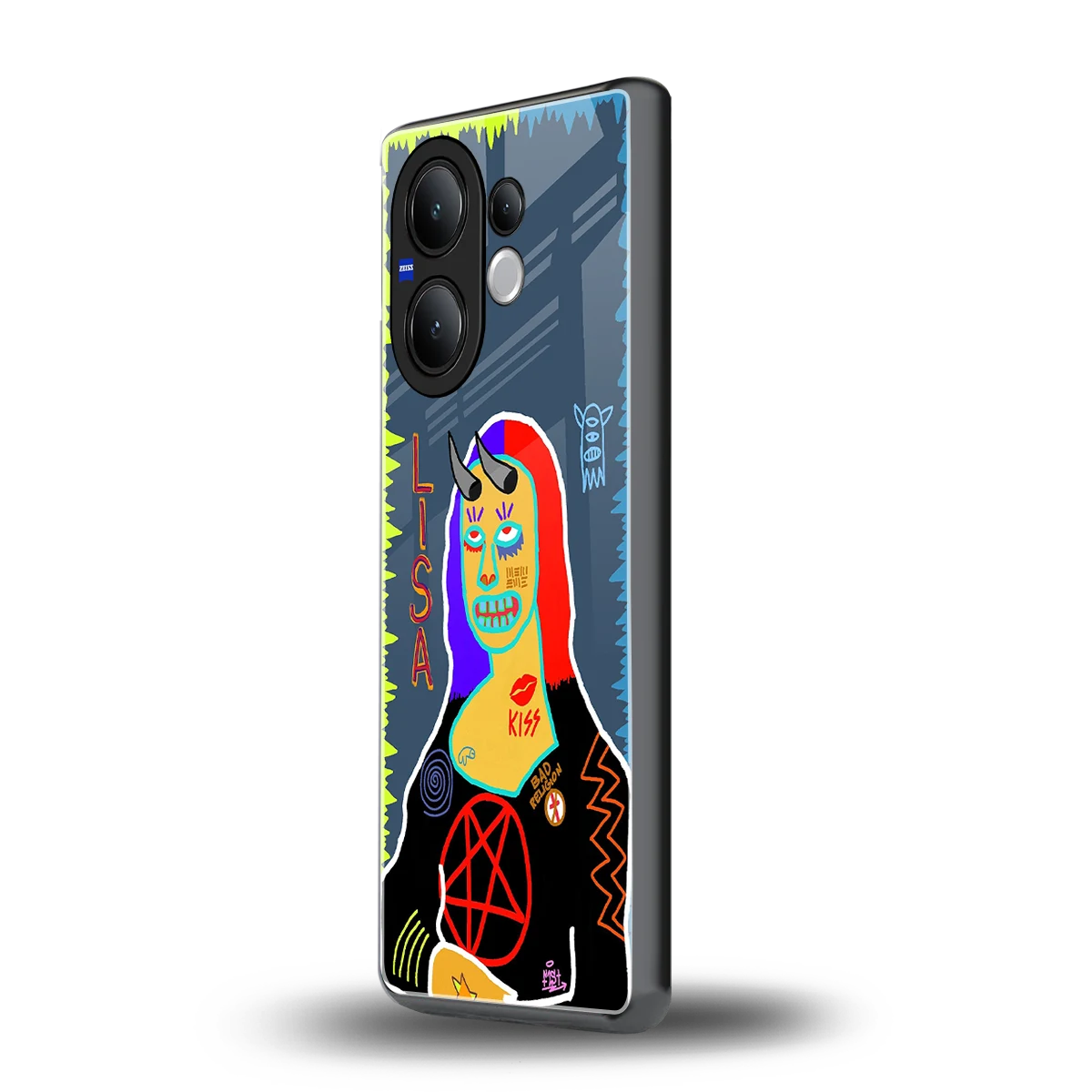 Rebel Lisa vivo v60 mobile cover | shockproof glass phone case