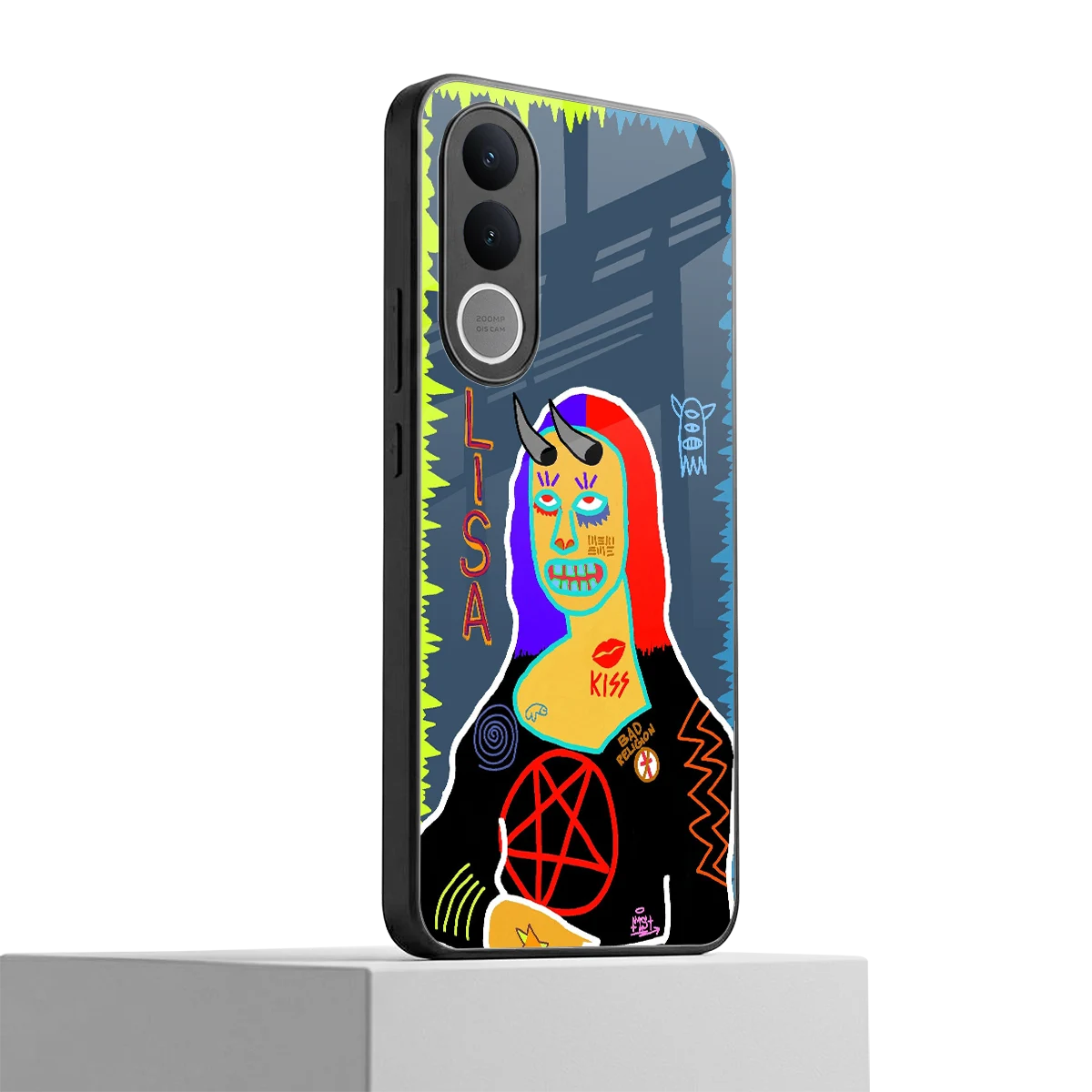 Rebel Lisa vivo v70 fe mobile cover | shockproof glass phone case