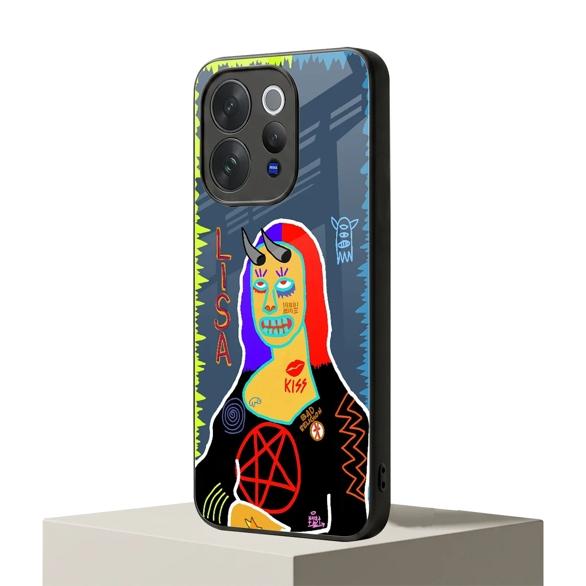 Rebel Lisa vivo v70 mobile cover | shockproof glass phone case