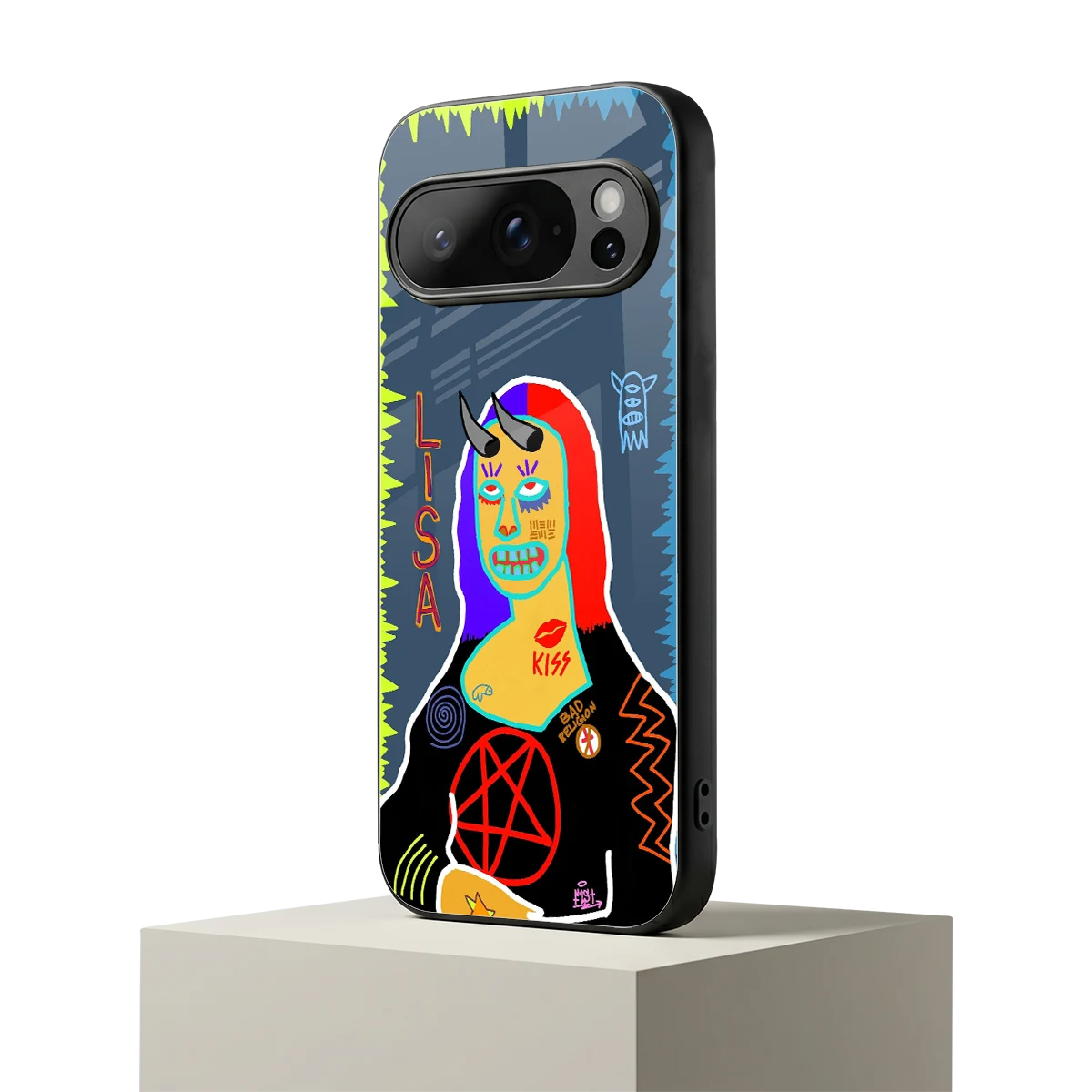 Rebel Lisa google pixel 10 pro mobile cover | shockproof glass phone case