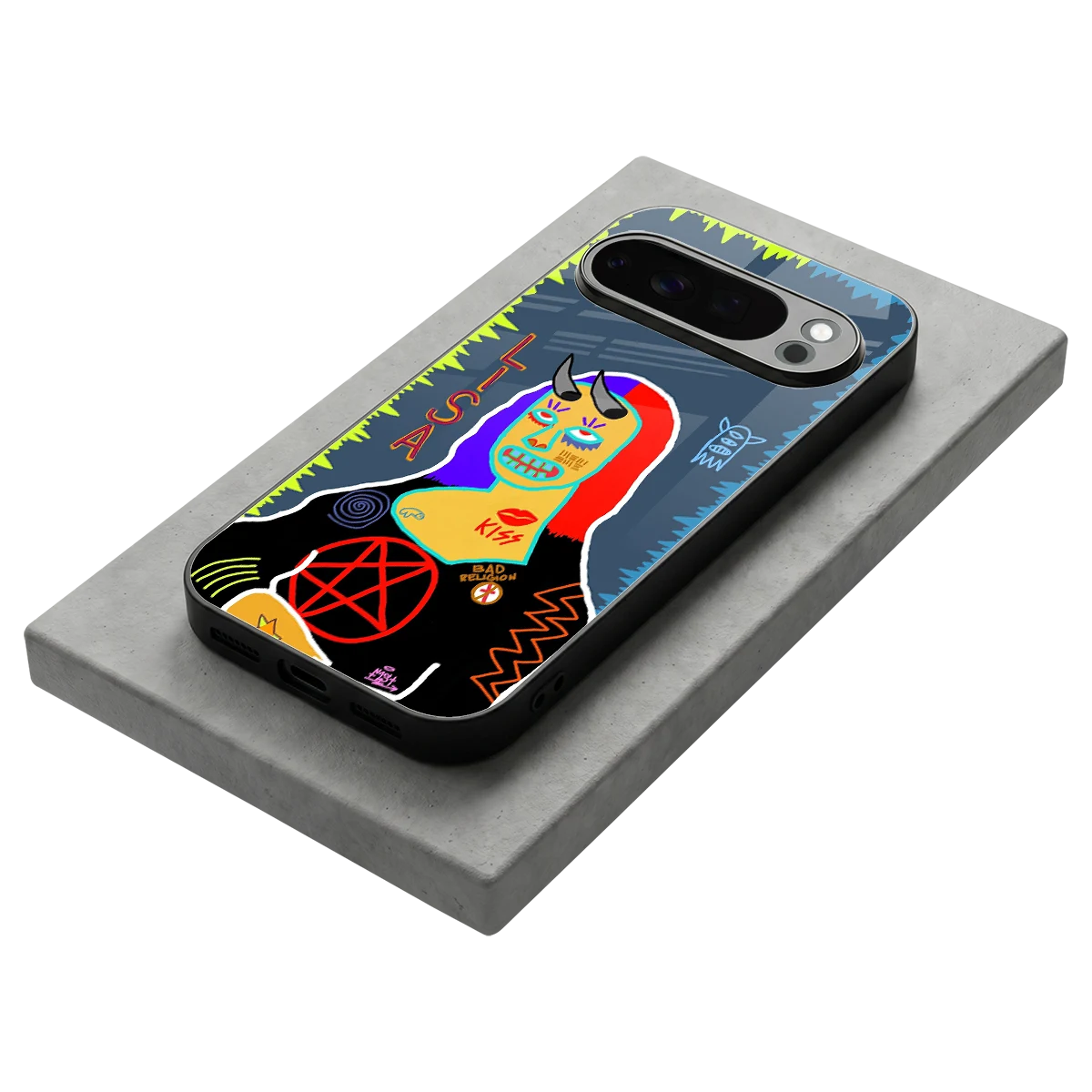 Rebel Lisa stylish phone case for google pixel 10 pro | glossy glass and slim fit