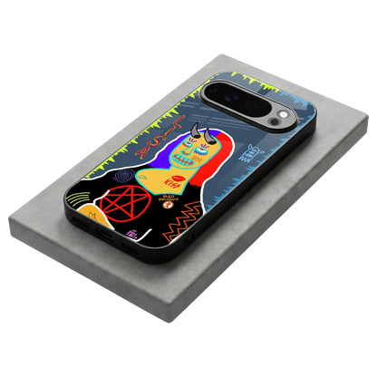 Rebel Lisa stylish phone case for google pixel 10 pro | glossy glass and slim fit