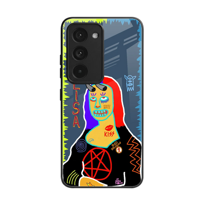 Rebel Lisa back phone cover | glass case for redmi 15 5g