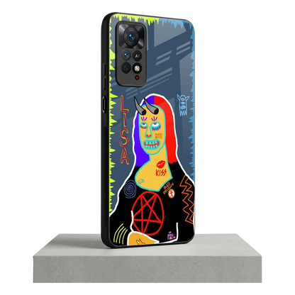 Rebel Lisa redmi note 11 pro mobile cover | shockproof glass phone case