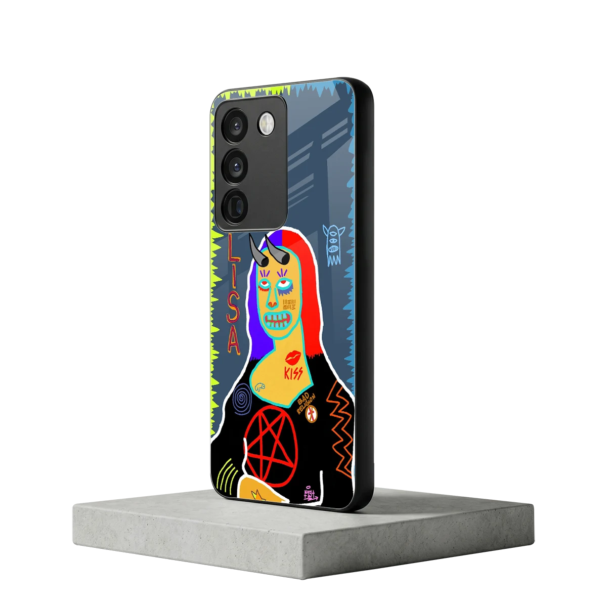 Rebel Lisa vivo y200 5g mobile cover | shockproof glass phone case
