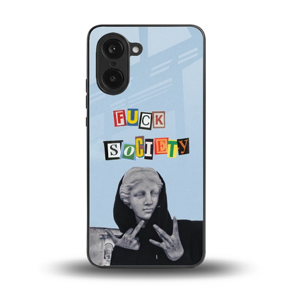 Rebel Mind back phone cover | glass case for oneplus nord ce5 5g