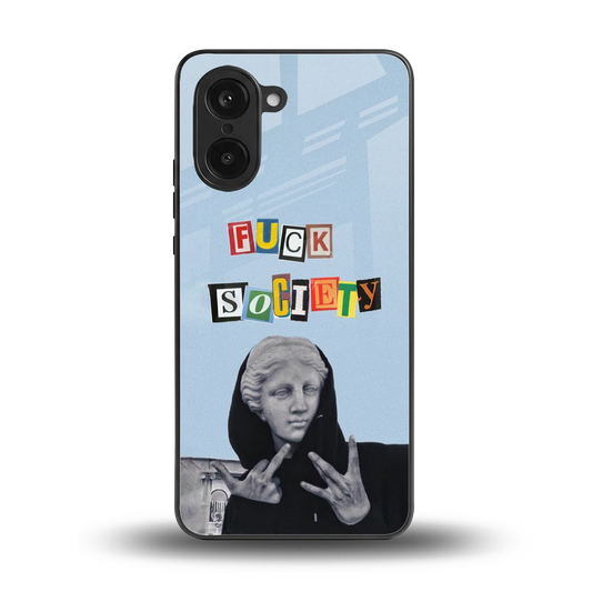 Rebel Mind back phone cover | glass case for oneplus nord ce5 5g