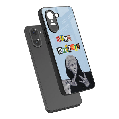 Rebel Mind sleek oneplus nord ce5 5g cover with tempered glass back and TPU edges