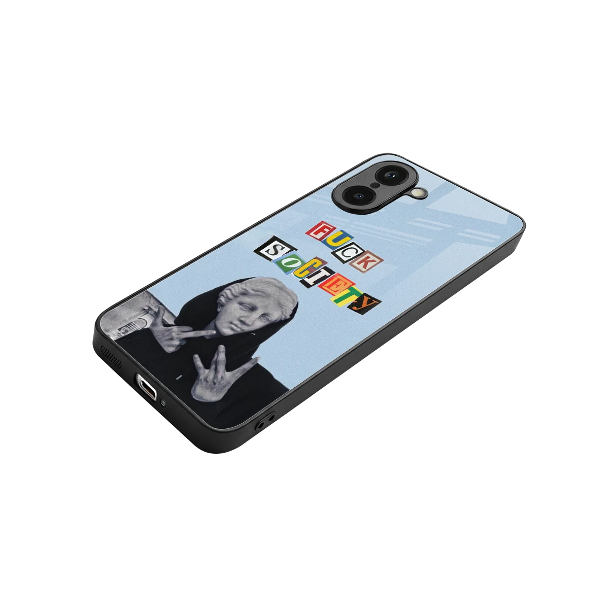 Rebel Mind stylish phone case for oneplus nord ce5 5g | glossy glass and slim fit