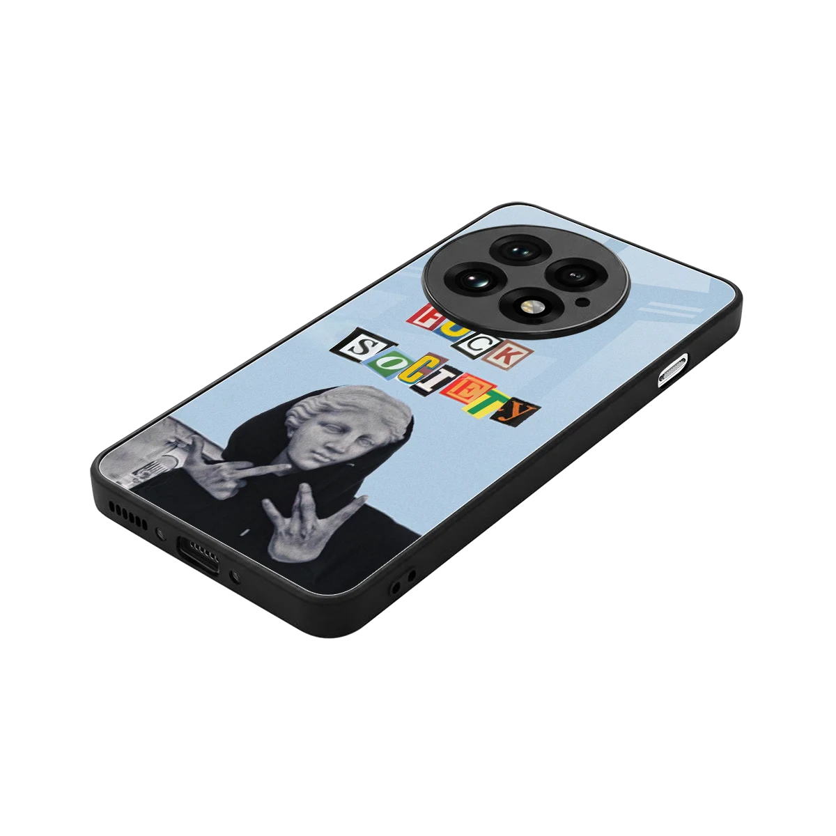 Rebel Mind stylish phone case for oneplus 13 | glossy glass and slim fit