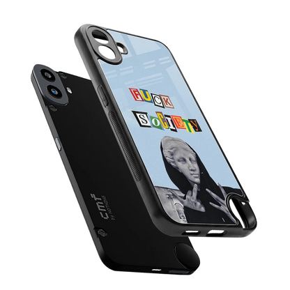 Rebel Mind sleek cmf nothing phone 1 cover with tempered glass back and TPU edges