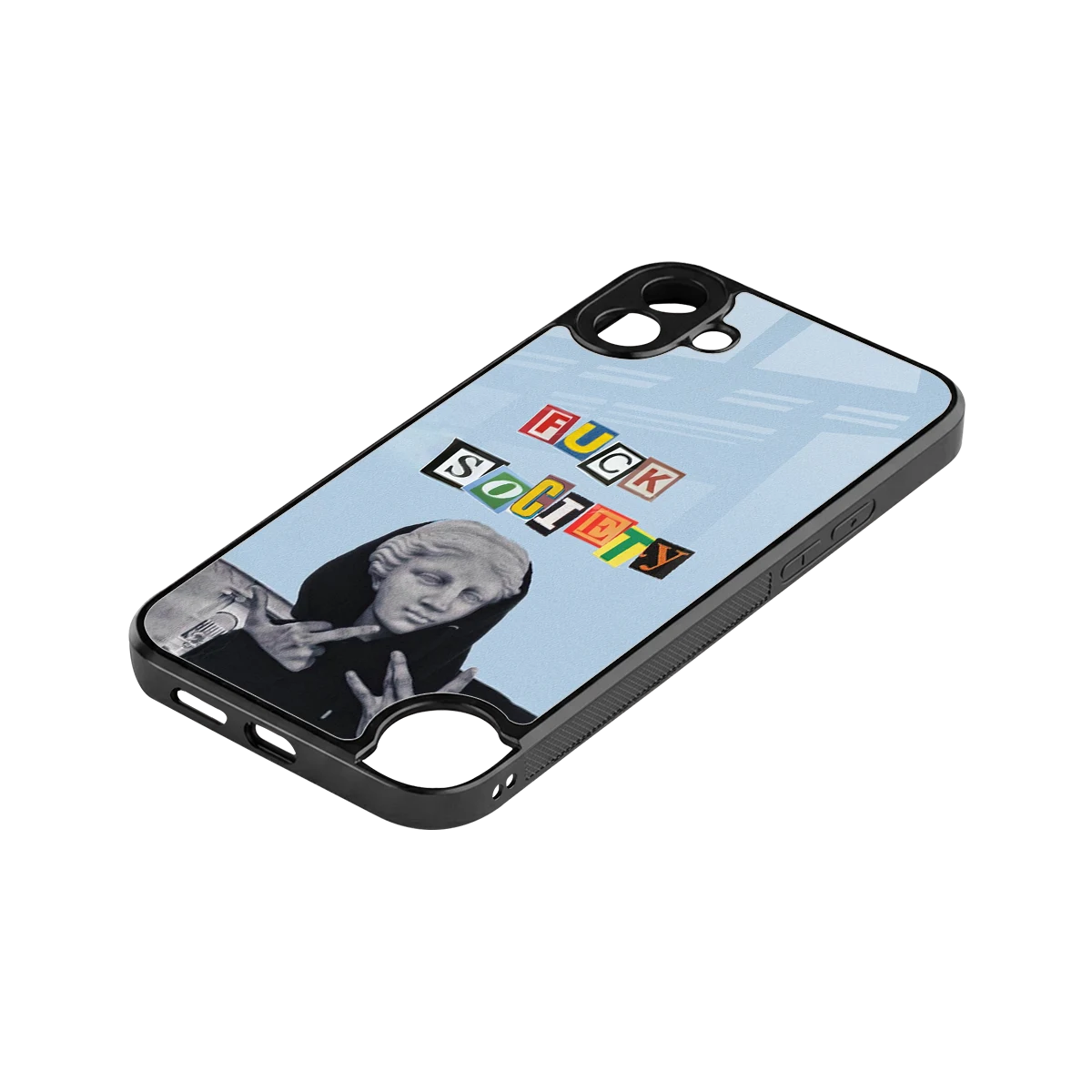 Rebel Mind stylish phone case for cmf nothing phone 1 | glossy glass and slim fit