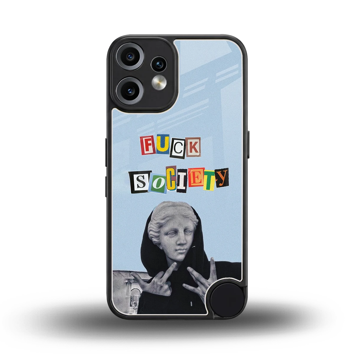 Rebel Mind back phone cover | glass case for cmf nothing phone 2 pro