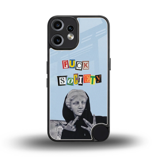 Rebel Mind back phone cover | glass case for cmf nothing phone 2 pro