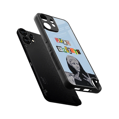 Rebel Mind sleek cmf nothing phone 2 pro cover with tempered glass back and TPU edges
