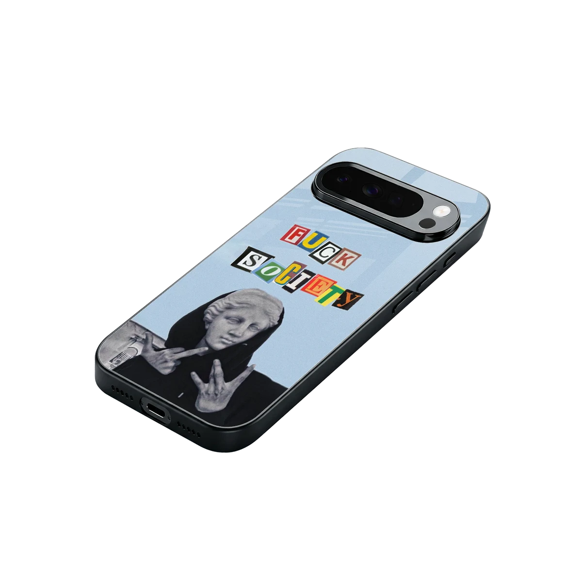 Rebel Mind stylish phone case for google pixel 10 pro xl | glossy glass and slim fit