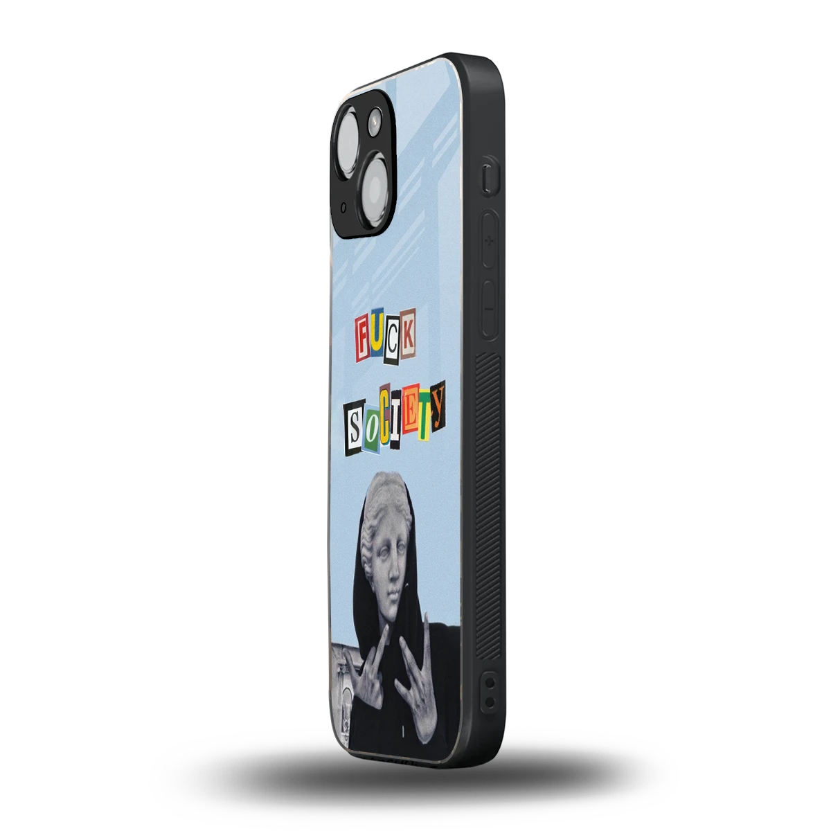 Rebel Mind iphone 13 mini mobile cover | shockproof glass phone case
