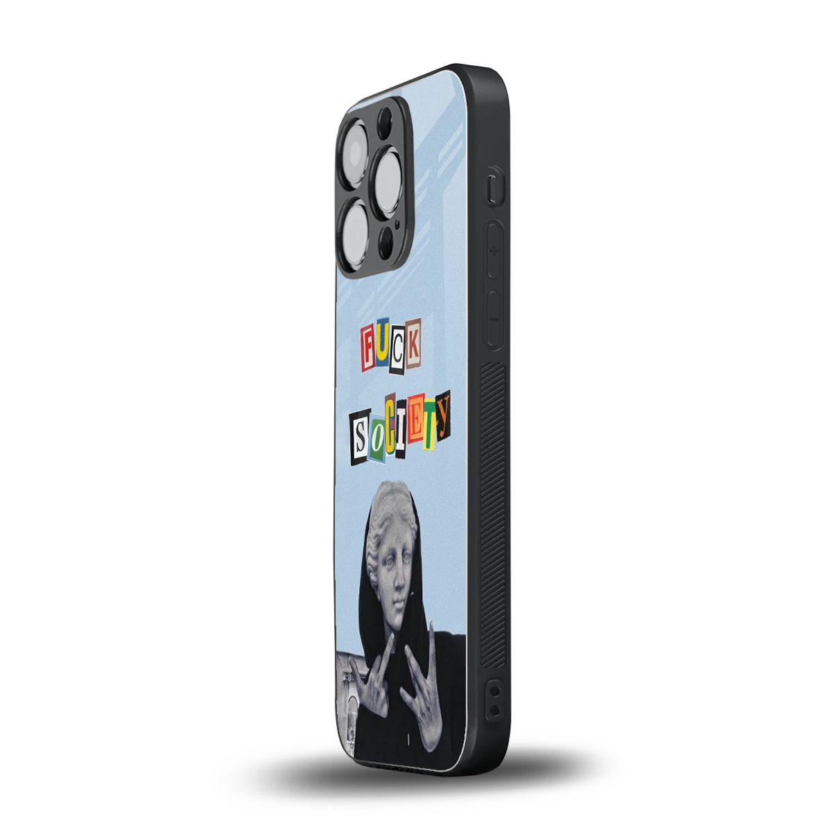 Rebel Mind iphone 13 pro mobile cover | shockproof glass phone case