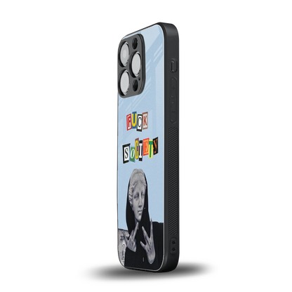 Rebel Mind iphone 12 pro mobile cover | shockproof glass phone case