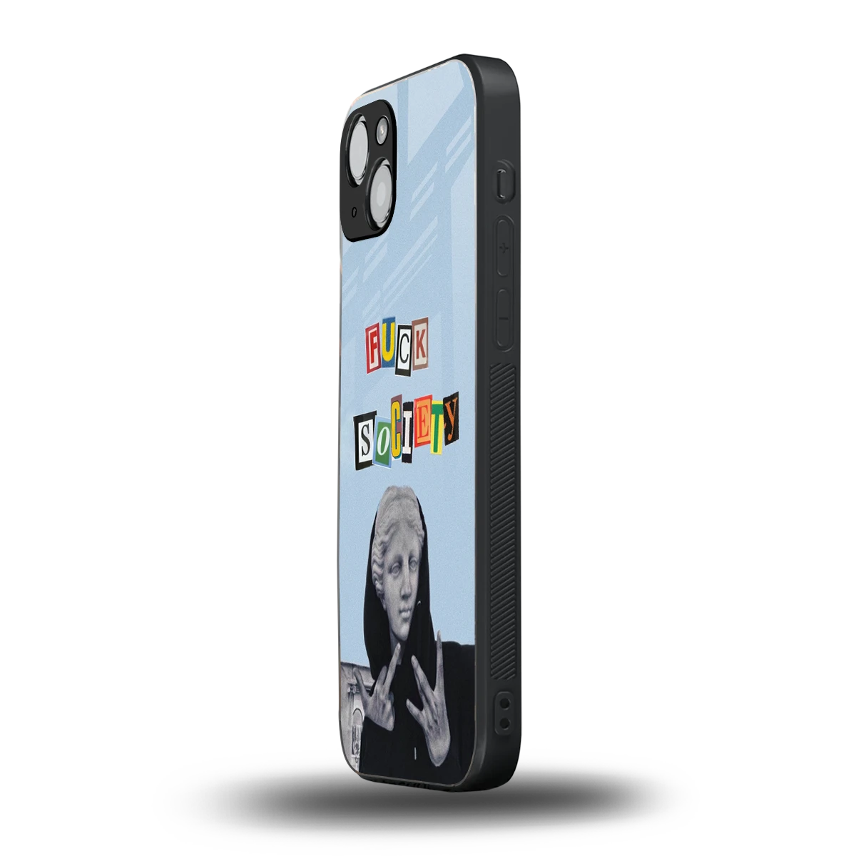 Rebel Mind iphone 14 mobile cover | shockproof glass phone case