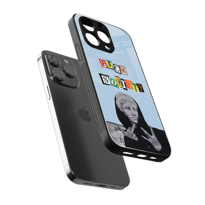 Rebel Mind sleek iphone 16 pro max cover with tempered glass back and TPU edges