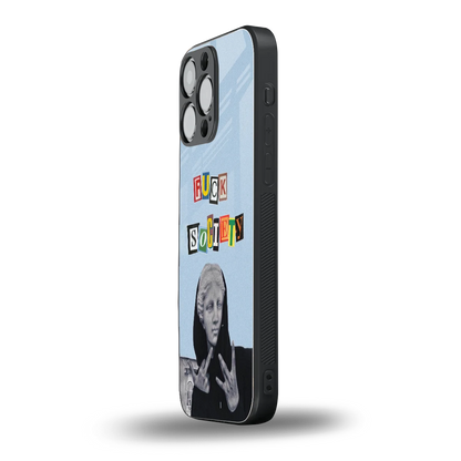 Rebel Mind iphone 16 pro max mobile cover | shockproof glass phone case