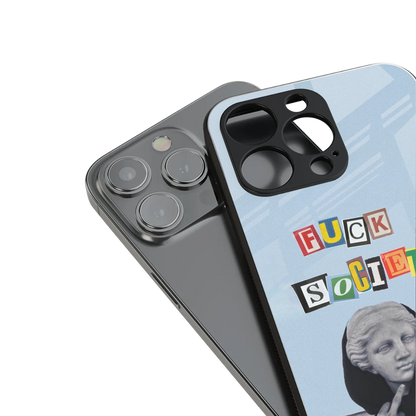 Rebel Mind stylish phone case for iphone x | glossy glass and slim fit