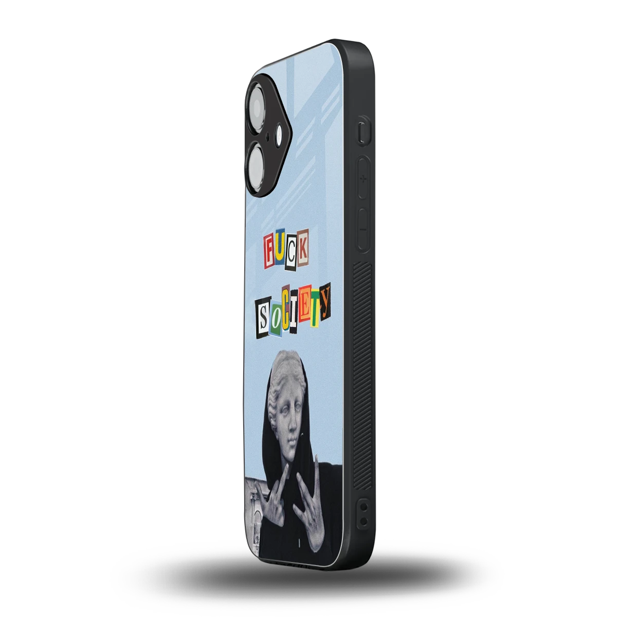 Rebel Mind iPhone 16 mobile cover | shockproof glass phone case
