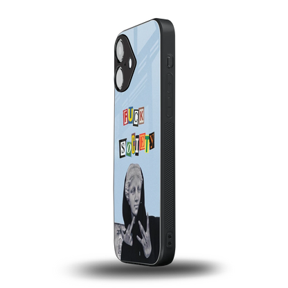 Rebel Mind iPhone 16 mobile cover | shockproof glass phone case