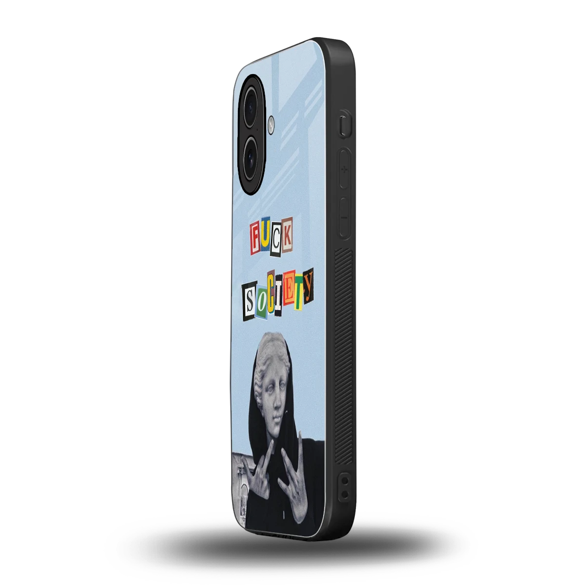 Rebel Mind iphone 17 mobile cover | shockproof glass phone case
