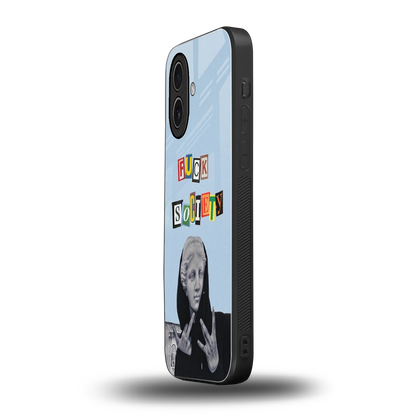 Rebel Mind iphone 17 mobile cover | shockproof glass phone case