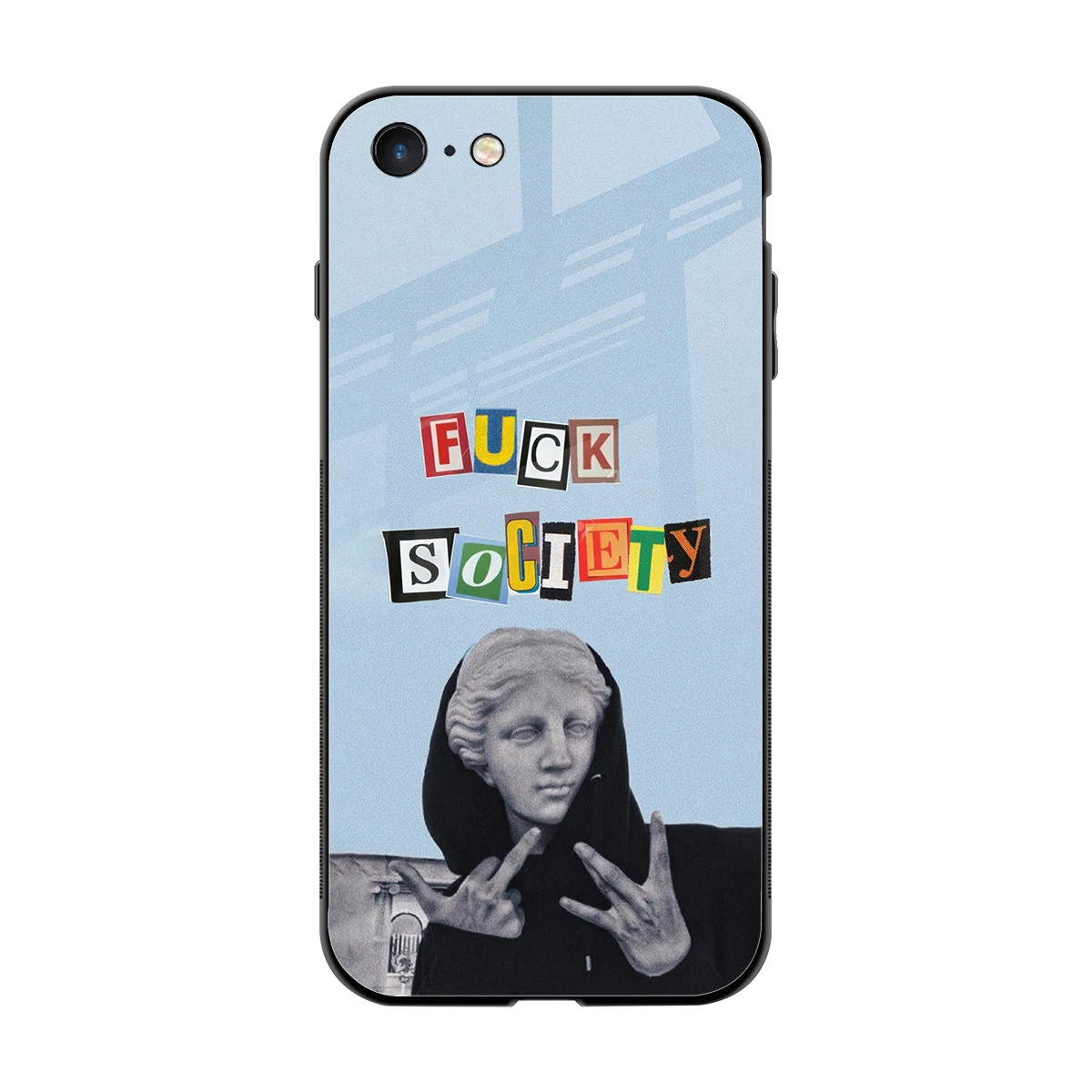 Rebel Mind back phone cover | glass case for iphone 7