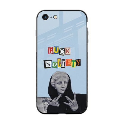 Rebel Mind back phone cover | glass case for iphone 7