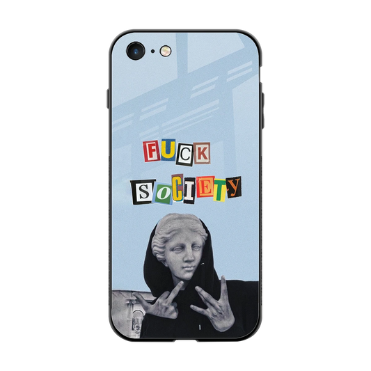 Rebel Mind back phone cover | glass case for iphone 7
