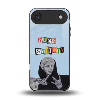 Rebel Mind back phone cover | glass case for iphone air