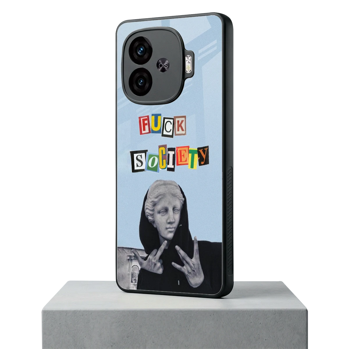 Rebel Mind iqoo neo 10r 5g mobile cover | shockproof glass phone case