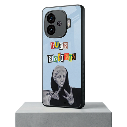 Rebel Mind iqoo neo 10r 5g mobile cover | shockproof glass phone case