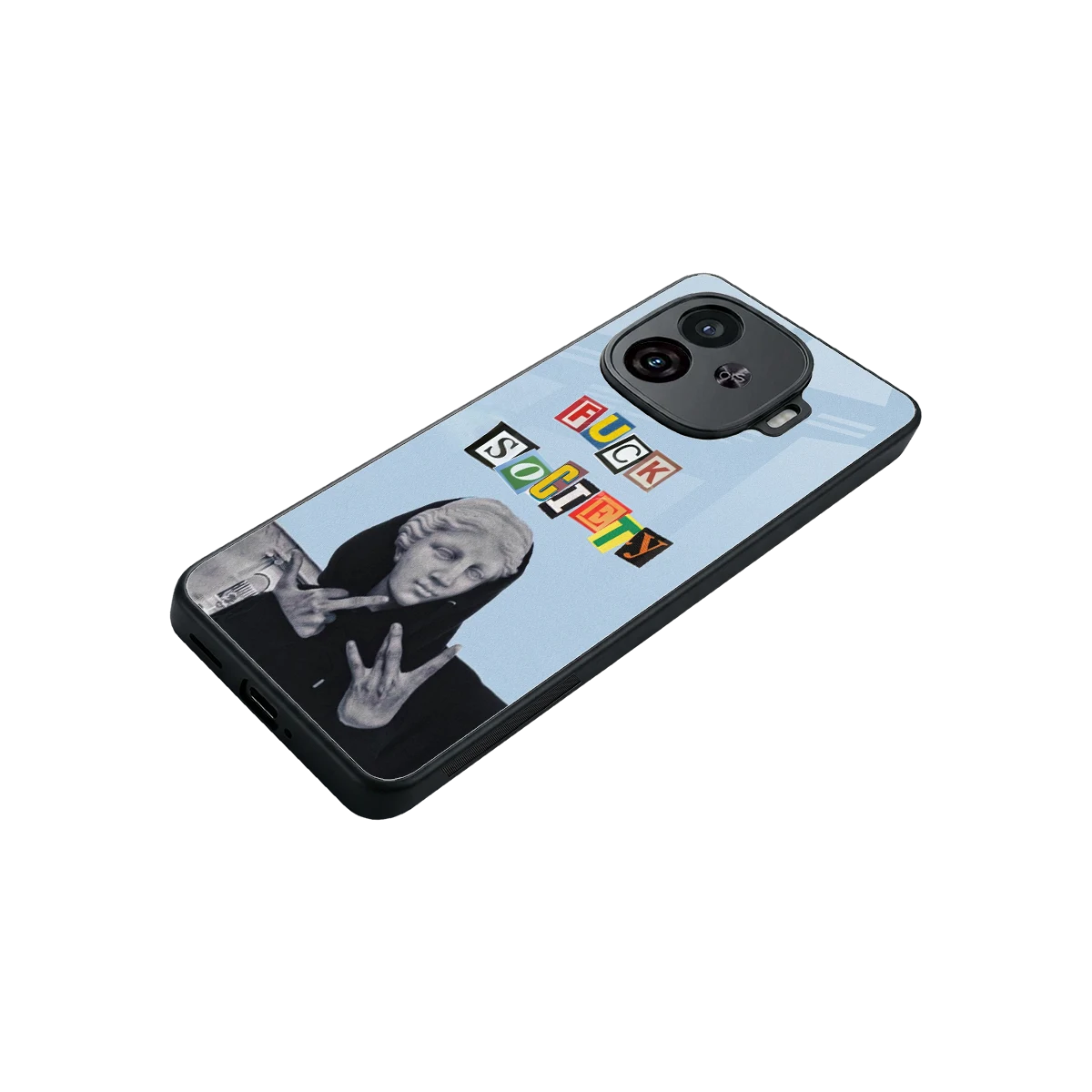 Rebel Mind stylish phone case for iqoo neo 10r 5g | glossy glass and slim fit