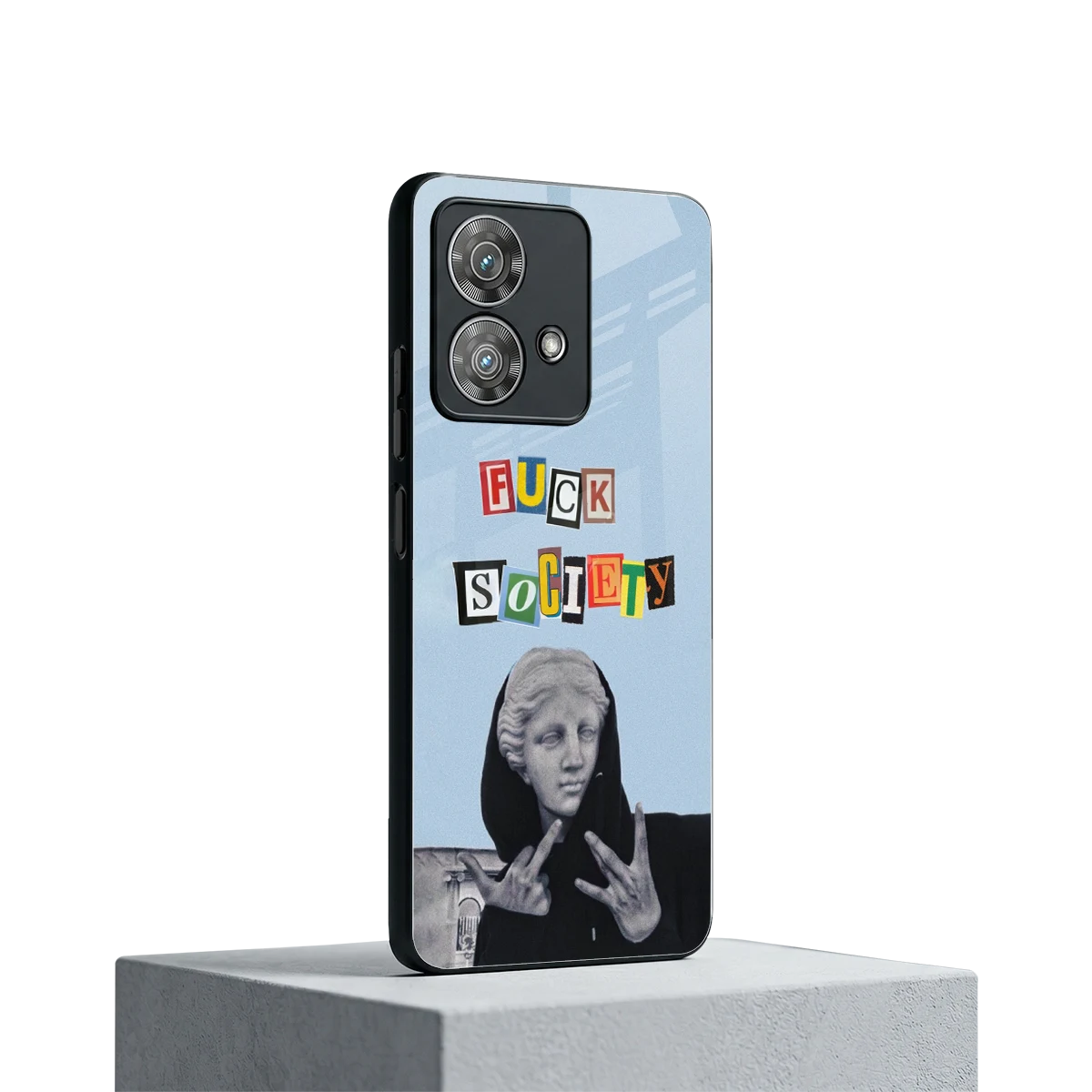 Rebel Mind motorola edge 40 neo 5g mobile cover | shockproof glass phone case