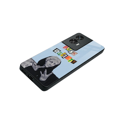 Rebel Mind stylish phone case for motorola edge 50 fusion | glossy glass and slim fit