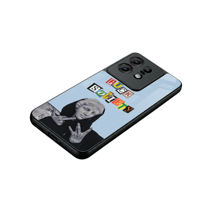 Rebel Mind stylish phone case for motorola edge 50 pro | glossy glass and slim fit