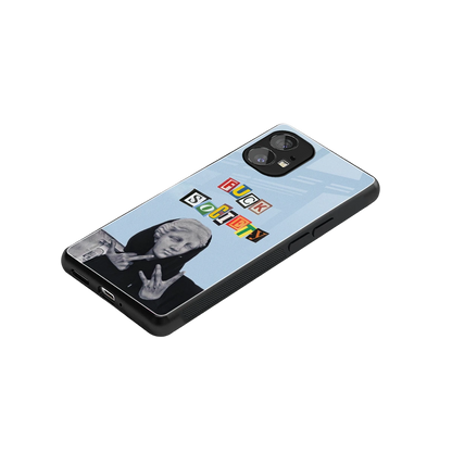 Rebel Mind stylish phone case for nothing phone 1 | glossy glass and slim fit