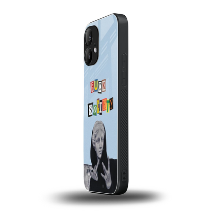 Rebel Mind nothing phone 2 mobile cover | shockproof glass phone case