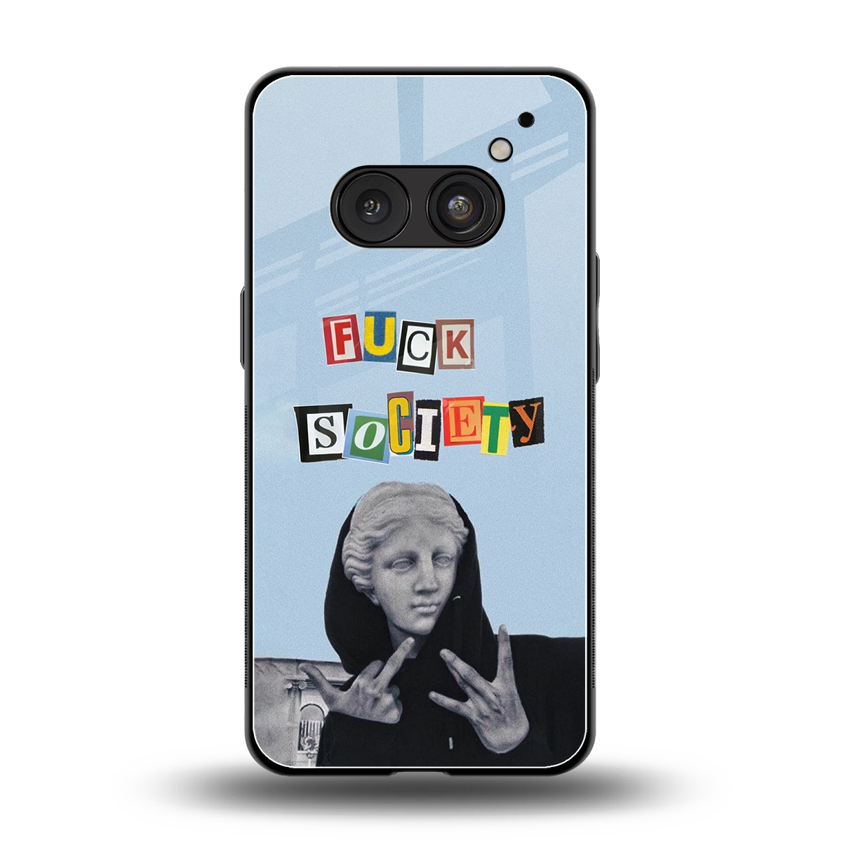 Rebel Mind back phone cover | glass case for nothing phone 2a plus