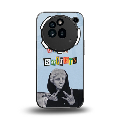 Rebel Mind back phone cover | glass case for nothing phone 3a pro